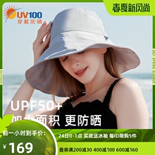 UV1bi0防晒帽女yi防紫外线太阳帽渔夫帽遮阳帽可折叠帽子71328