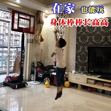 宝宝篮bj架家用可升pd落地式投篮框青少年户外训练移动篮球筐