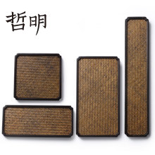 哲明单bm宋席重竹办kj泡竹制席面茶具茶盘功夫茶托(小)号户外