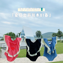ababm宝宝夏季泳kj连体露背性感比基尼速干宝宝洋气甜美泳装潮
