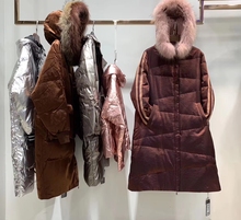 女装秋bm专柜新式大kj外套休闲长式羽绒服欧美修身潮正品大衣