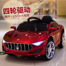 宝宝电bo车四轮汽车ui具车可坐大的童车双的奔驰大g遥控四驱