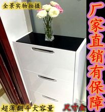 超薄翻bs式17cmzp柜家用门口烤漆收纳简约现代简易组装经济型
