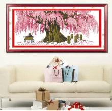 的工绣bu情画意守望un漫樱花树卧室客厅结婚庆礼品