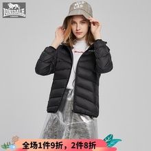 龙狮戴bx专柜正品轻pz连帽保暖外套简约238421026