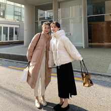 FFAcb泛泛 白色kt羽绒服女冬季(小)个子时尚