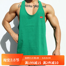 肌肉队cdINS运动gq身背心男兄弟夏季宽松无袖T恤跑步训练衣服