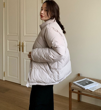 韩国代cq正品202tg女装 韩范潮流服饰 鹅绒高档宽松面包羽绒服