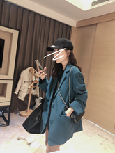 yukcxss 垫肩bw装外套女气质宽松2020春装网红韩款(小)西服上衣
