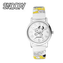 史努比cz表女孩个性dw带防水石英表男童(小)学生snoopy