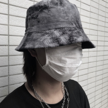 Kordaa stumos.韩国ins复古暗黑系街头百搭扎染遮阳渔夫帽 男女潮