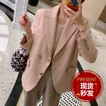 MMCda 2019sa秋(小)西服网红chic(小)西装外套女士韩款宽松英伦风