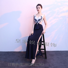 夜总会dftv公主服kj性感晚礼服夜店女dj(小)姐服公关工作服长裙