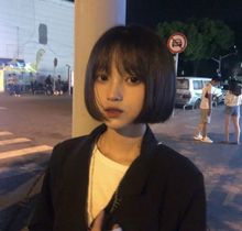 假发女df空气刘海短od锁骨气质自然逼真日常整顶全头套式假发