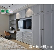 郑州简dn衣柜定制平nb欧风格卧室整体板式衣柜衣帽间实木定制
