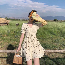 复古智dp法式桔梗赫lw女超仙森系春装2020年新式女