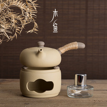 紫砂加dq烧茶壶茶道jf瓷茶炉茶壶蜡烛灯底座茶具酒精炉