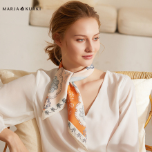 MARdrAKURKxw亚古琦真丝丝巾(小)方巾女百搭春秋薄时尚桑蚕丝围巾