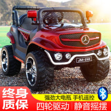 四轮大dr野车可坐的wq具车(小)孩遥控汽车婴宝宝车