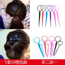 掏发器dt童女童编发lw穿发棒拉发针拉发器盘头发的饰品