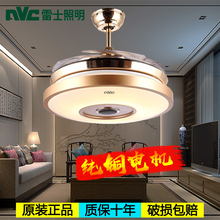 雷士照dwled 餐z7灯客厅卧室家用大风力风扇吊灯