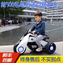 宝宝电dz玩具宝马飓kj车可坐的宝宝生日礼物户外玩具三轮童车