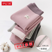 宝宝加dz打底裤女童kj厚2019保暖棉裤宝宝裤子一体绒童裤外穿