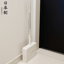 日本进fa扫把畚箕套ng笤帚簸箕组合家用可伸缩软毛除尘(小)扫帚