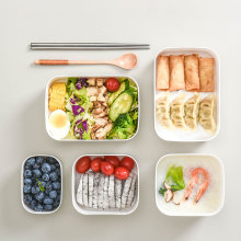 保鲜盒fd封盒冰箱专lw食品收纳盒可微波炉加热便当盒带盖饭盒