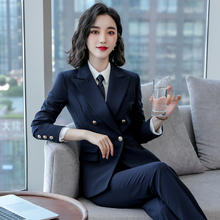202fe新式职业装ai装秋冬时尚女士西装套裙工作服面试正装工装
