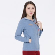 La fpagayoxt装宽松大码连帽卫衣针织长袖休闲女外套DFW7906A