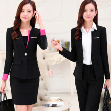 大码时fr职业装酒店zm工作服女士西装套装裙春秋新式韩款工装