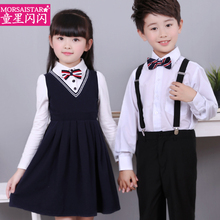 宝宝演fu服装幼儿园si女童大合唱服男童表演服女孩跳舞裙春夏