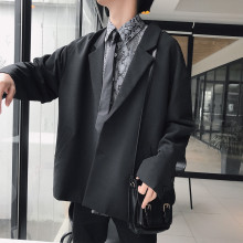 休闲西fw外套男春秋gs款潮流秋季(小)西服ins痞帅学生单西上衣