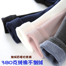 童装冬gb女童加绒打jj棉加厚宝宝打底长裤子女孩冬天裤子百搭