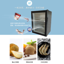 柜迷你ge型玻璃商用ti展示柜立式冰藏冰箱大型冰淇淋雪糕