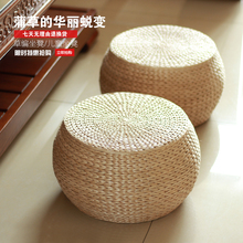 家用草gj坐墩榻榻米dg厅矮凳实木板凳沙发凳(小)凳子墩子