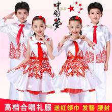 六一儿gk合唱服演出ls学生大合唱表演服装男女童团体朗诵礼服