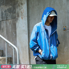 马切达gl季薄式透气sz士防晒服宽松连帽夹克户外运动休闲外套