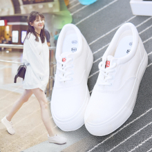 的本(小)gs鞋2020mw式女鞋内增高帆布鞋低帮百搭厚底运动鞋ins