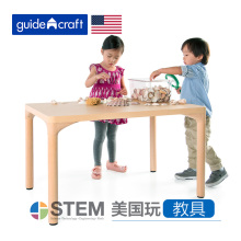 guiguecrafng儿园写字桌 宝宝玩具桌 家用木制宝宝学习玩耍桌子