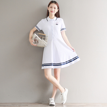 18夏gz新式17初wh15少女孩16甜美可爱13岁(小)清新14短袖连衣裙