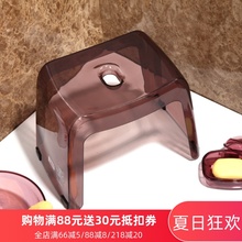 SP gzAUCE浴wh子塑料防滑矮凳卫生间用沐浴(小)板凳 鞋柜换鞋凳