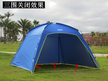 防紫外gz超大户外钓gs遮阳棚烧烤棚沙滩天幕帐篷多的防晒防雨