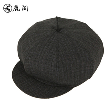 春秋季ha老年的帽子si夏天薄式老的八角帽前进帽老头帽男士帽