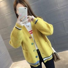 32女he早春开衫毛ao020春装新式流行洋气针织衫外套女春秋
