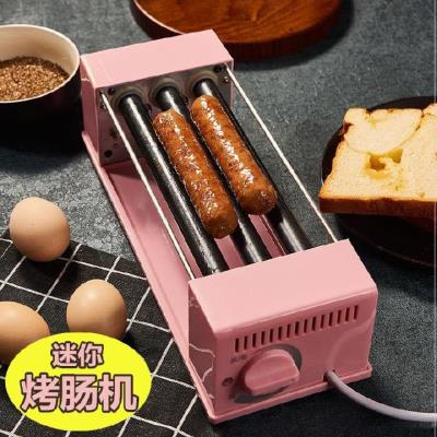 火腿肠he作机家用热ao型烤香肠全自动专用烤肠迷你商用