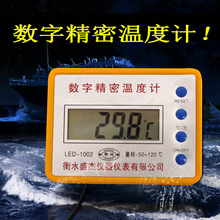 大屏数he温度计 高ao棚养殖冷库水温气温锅炉带线探头