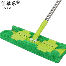 佳雅乐he档平板拖把ai拖把地拖 木地板专用拖把平拖夹毛巾家用