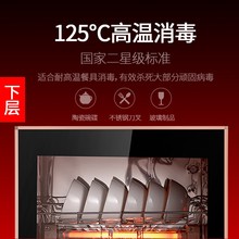 康佳消hf柜家用(小)型pd用不锈钢双门迷你厨房立式